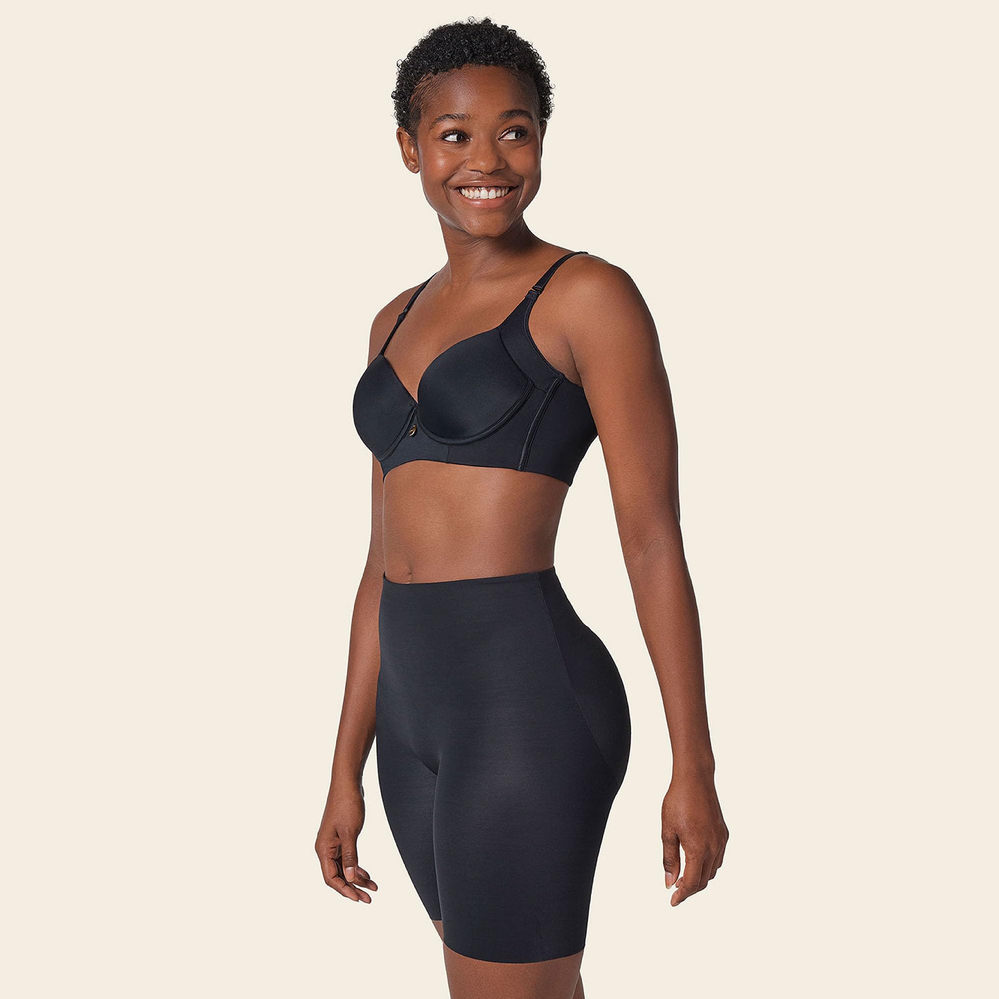 Leonisa Airlift Shapewear Shorts for Women Tummy Control, Midrise Body Shaper – Anti Chafing Butt Lifter Shaper Shorts - Image 5