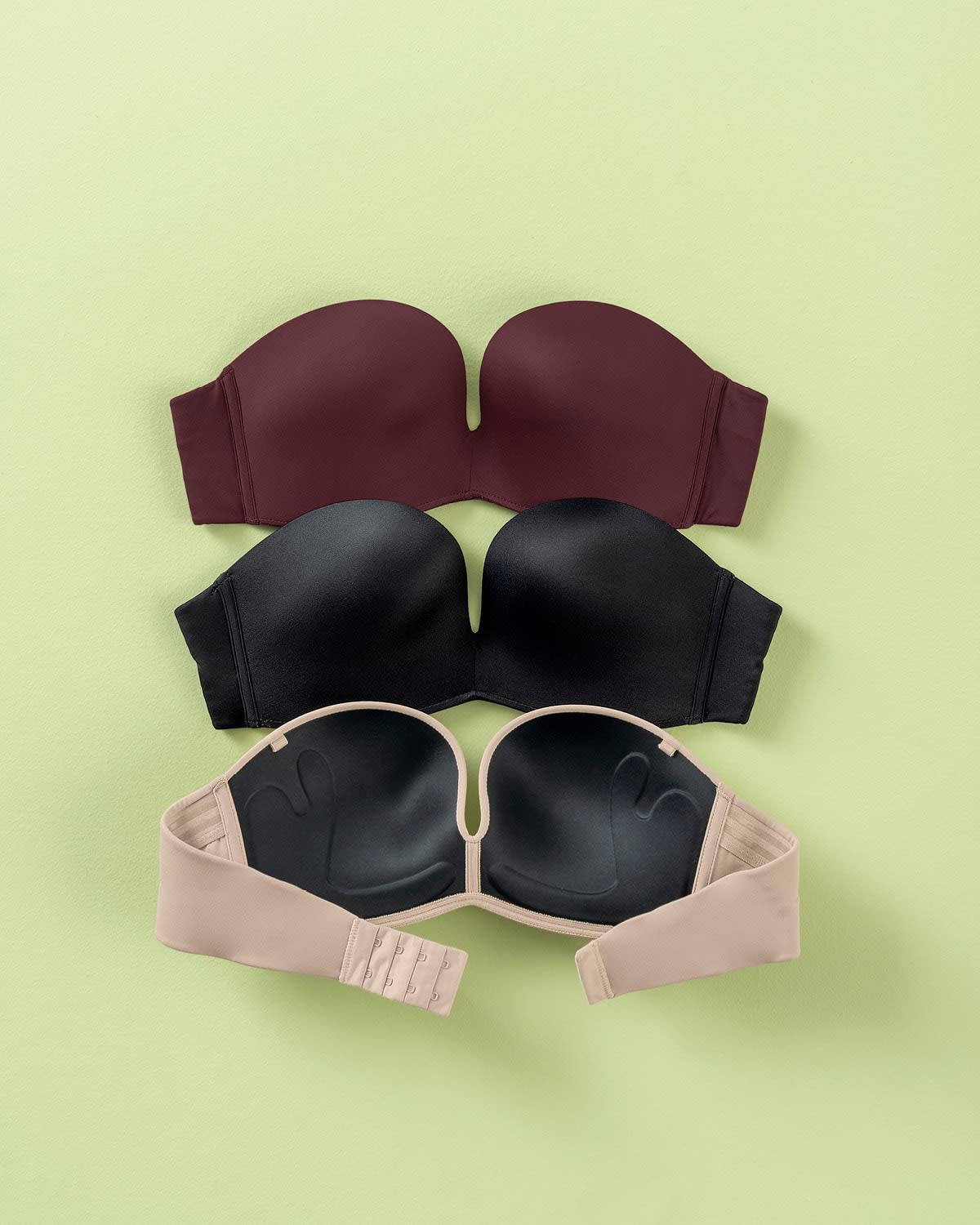 Leonisa Anti-Slip Strapless Wireless High Push Up Bra - Bras for Women - Image 5