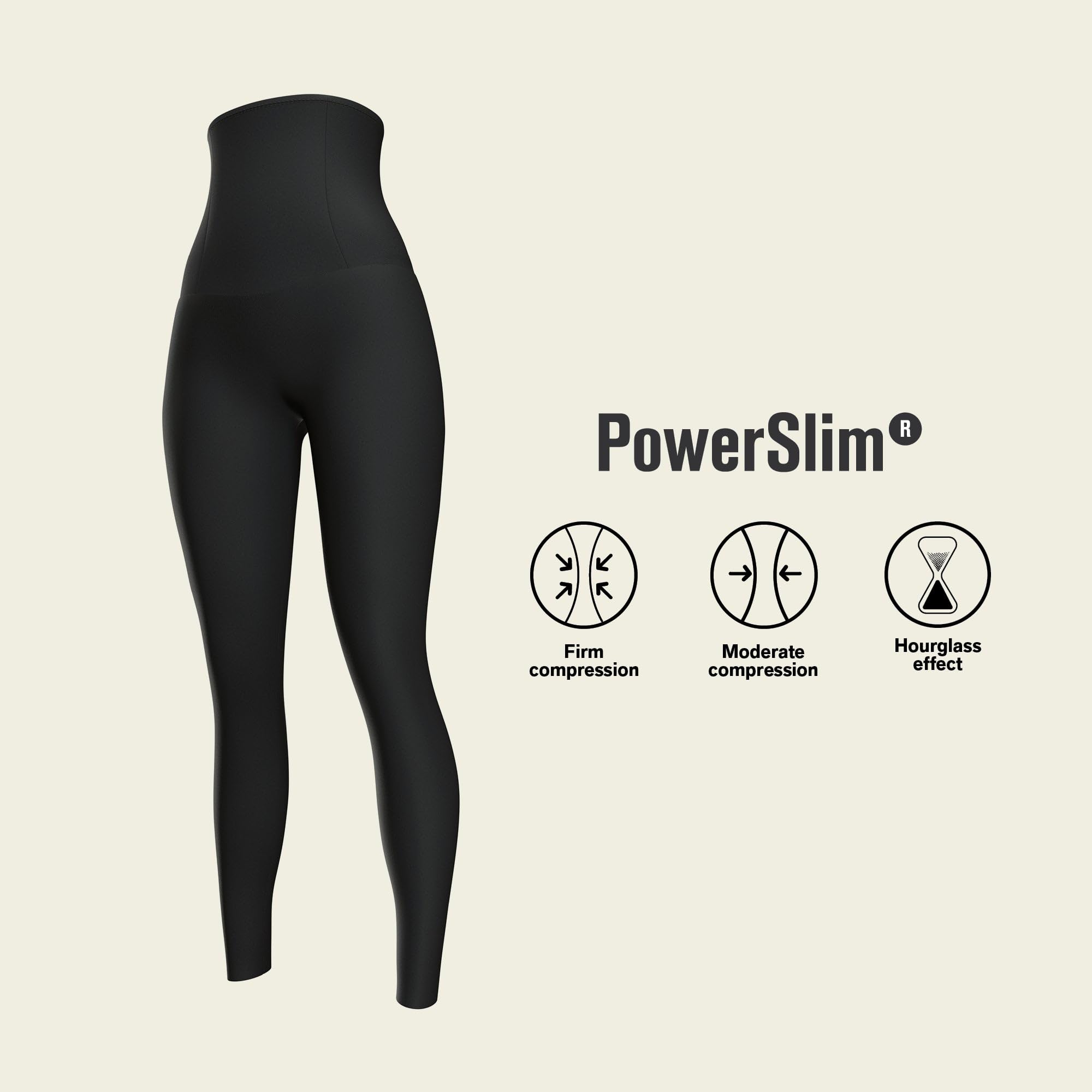 Leonisa High Waisted Compression Leggings for Women – Shapewear Gym Leggings - Image 4