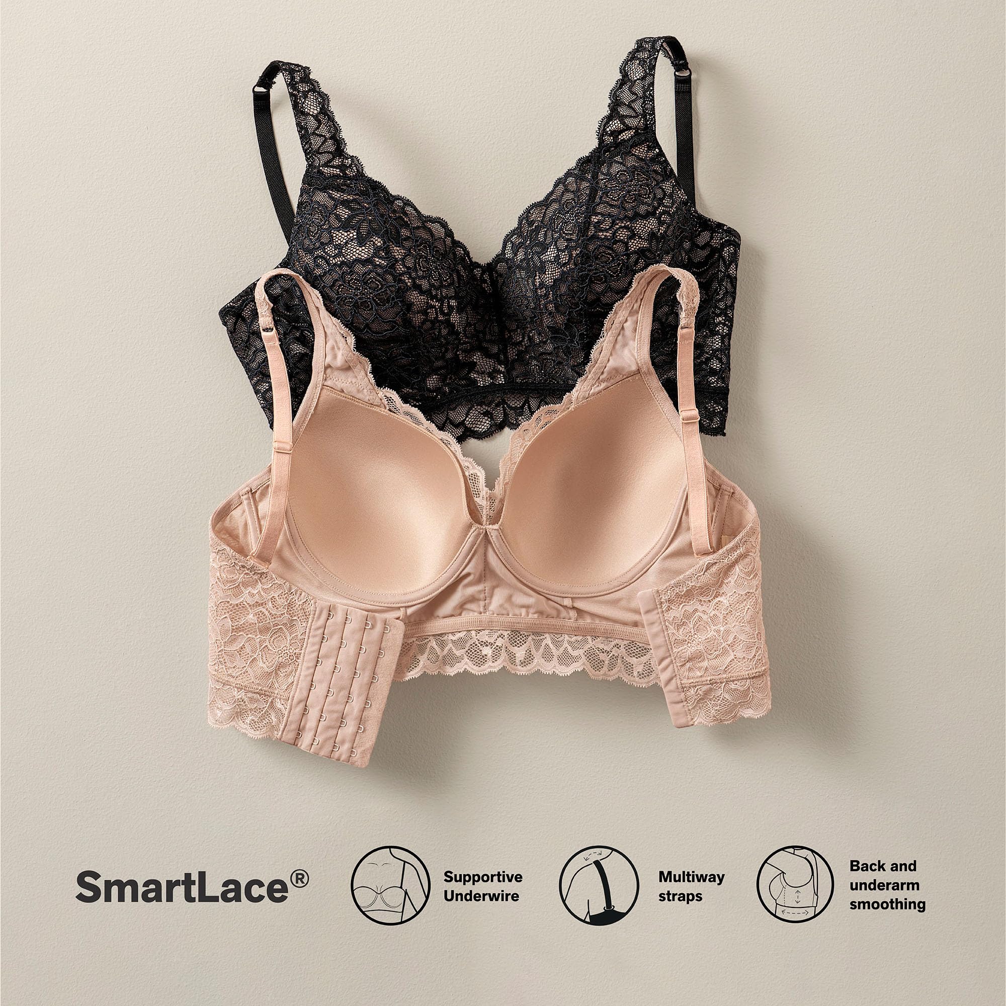 Leonisa Luxe Lace Underwire Smoothing Bustier - Image 4