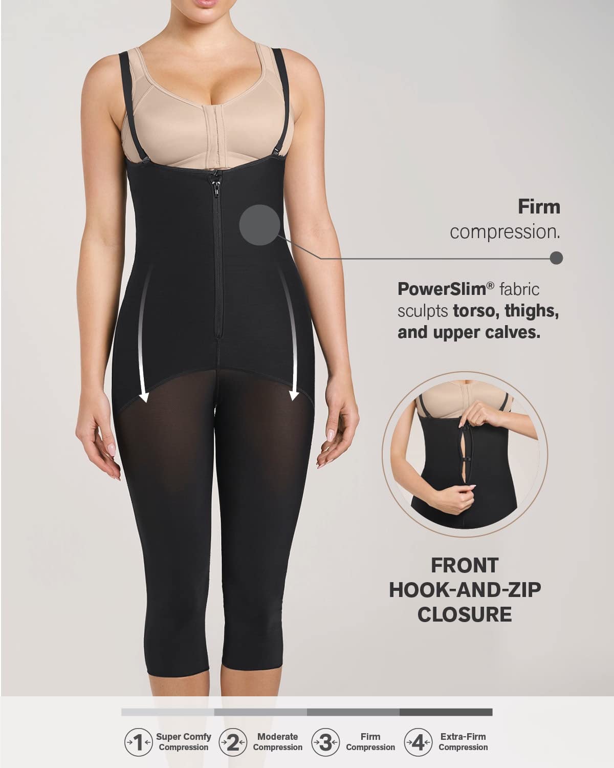Leonisa Mid-Calf Sculpting Shapewear for Women with Tummy Control - Image 5