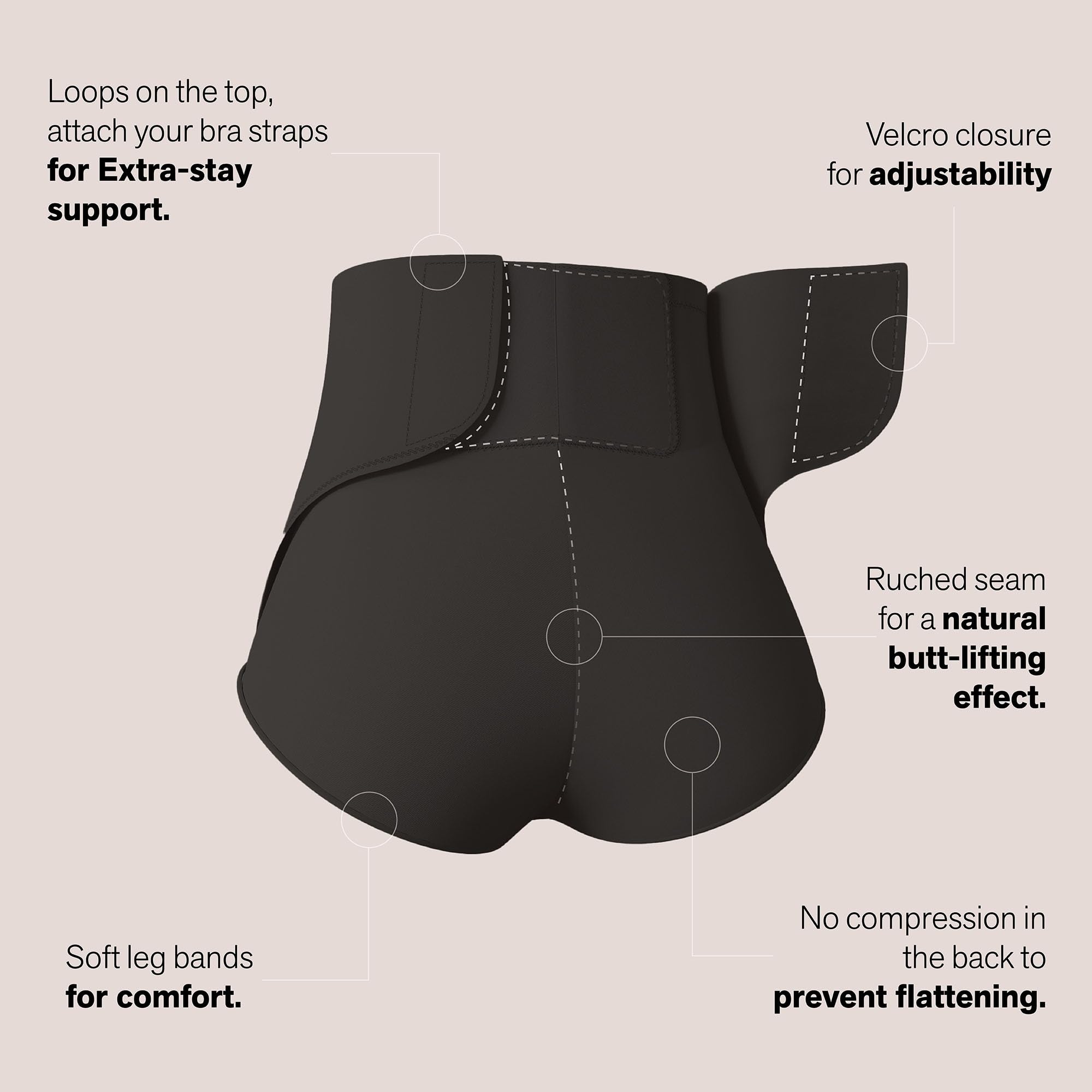 Leonisa Post-surgical velcro closure firm compression panty - Image 3