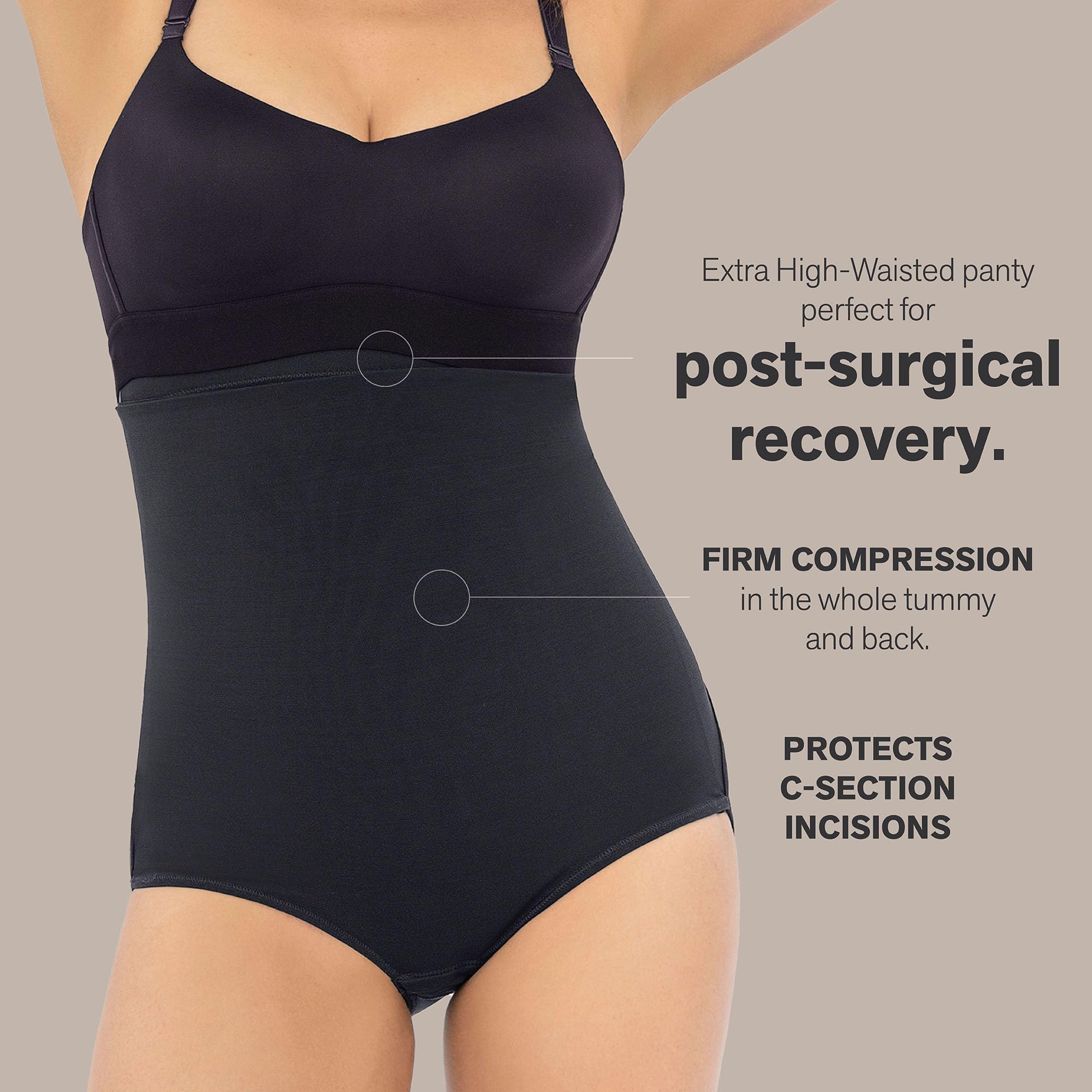 Leonisa Post-surgical velcro closure firm compression panty - Image 5