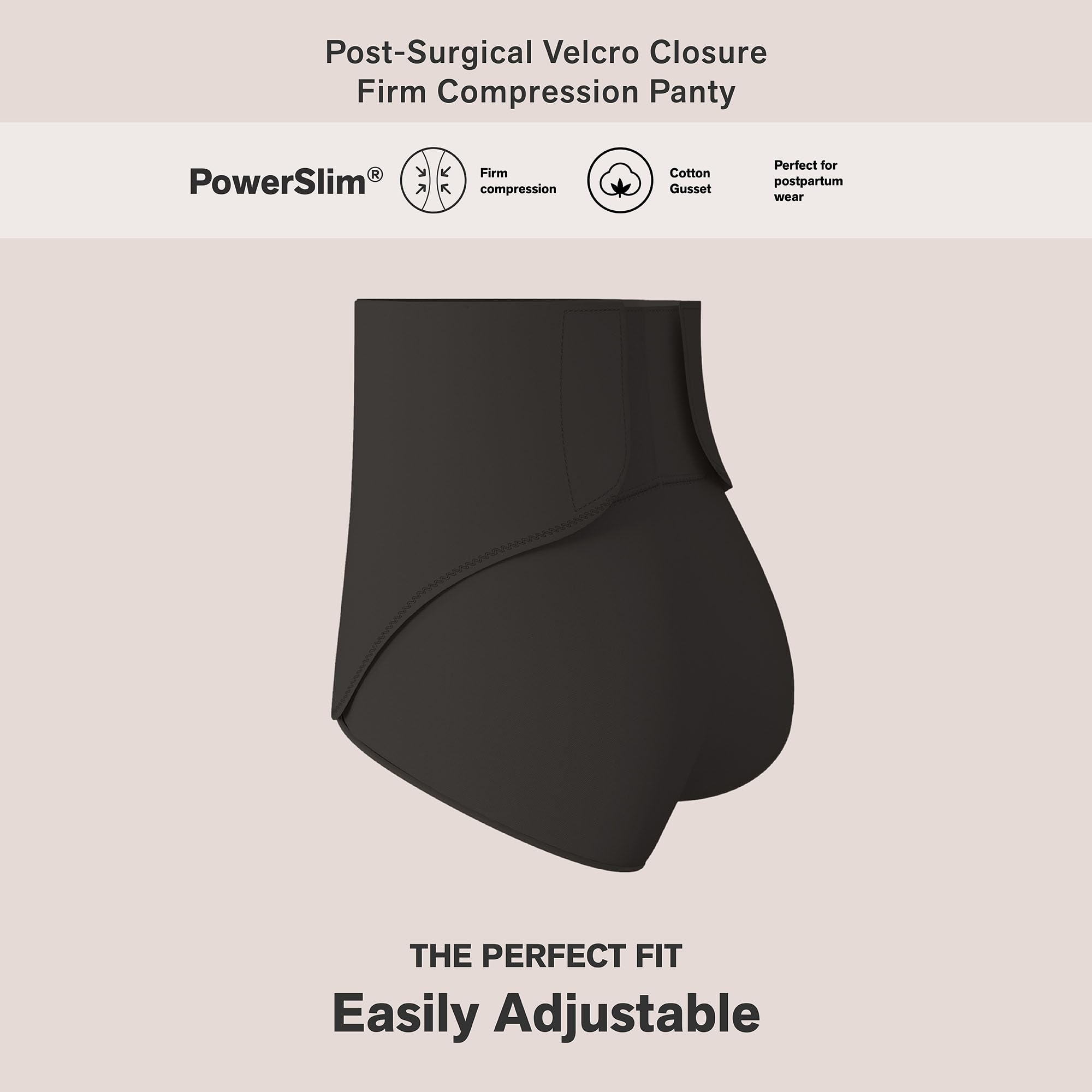 Leonisa Post-surgical velcro closure firm compression panty - Image 6