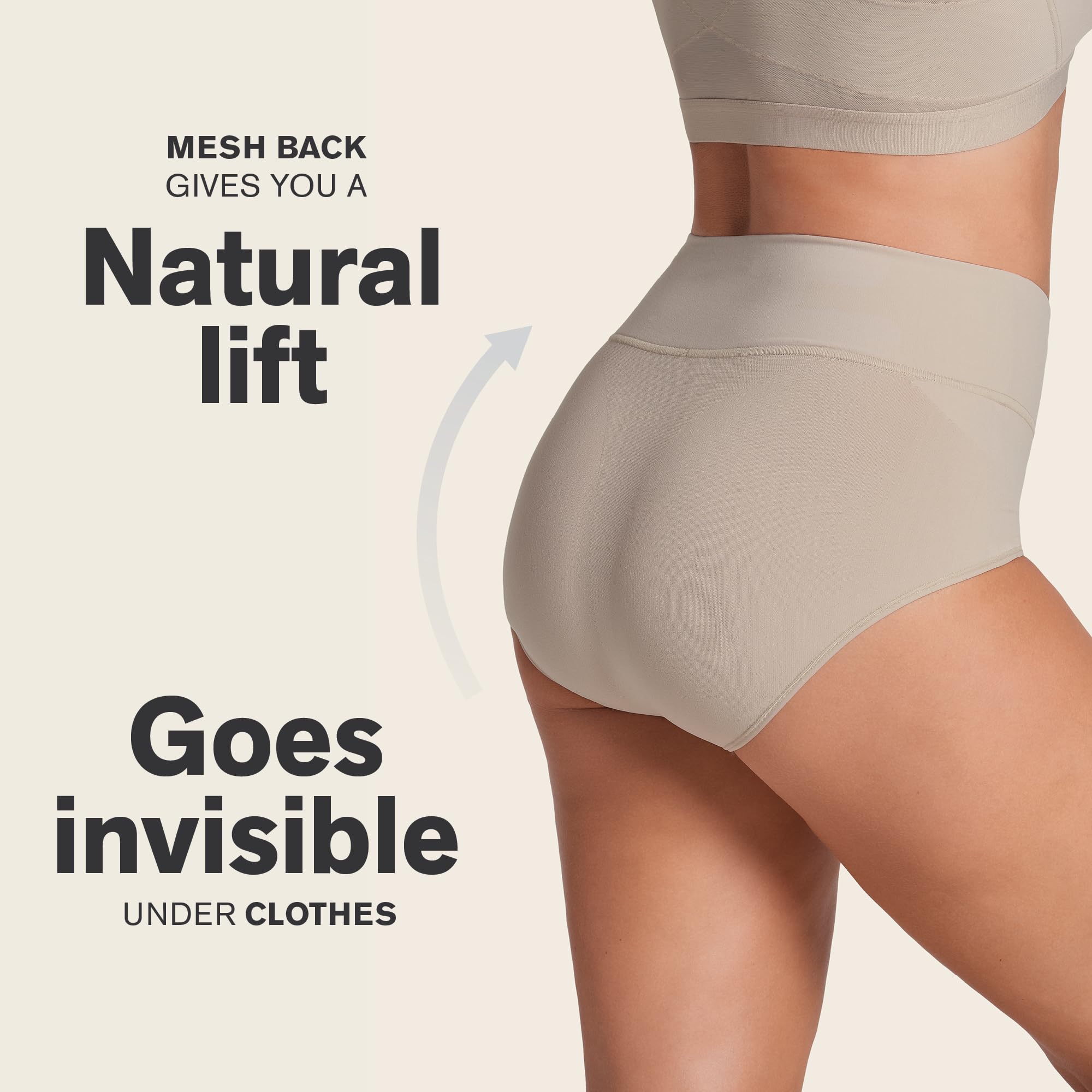 Leonisa SmartShape Thong Slimming High Waisted Compression Panties - Tummy Control Underwear for Women - Image 3