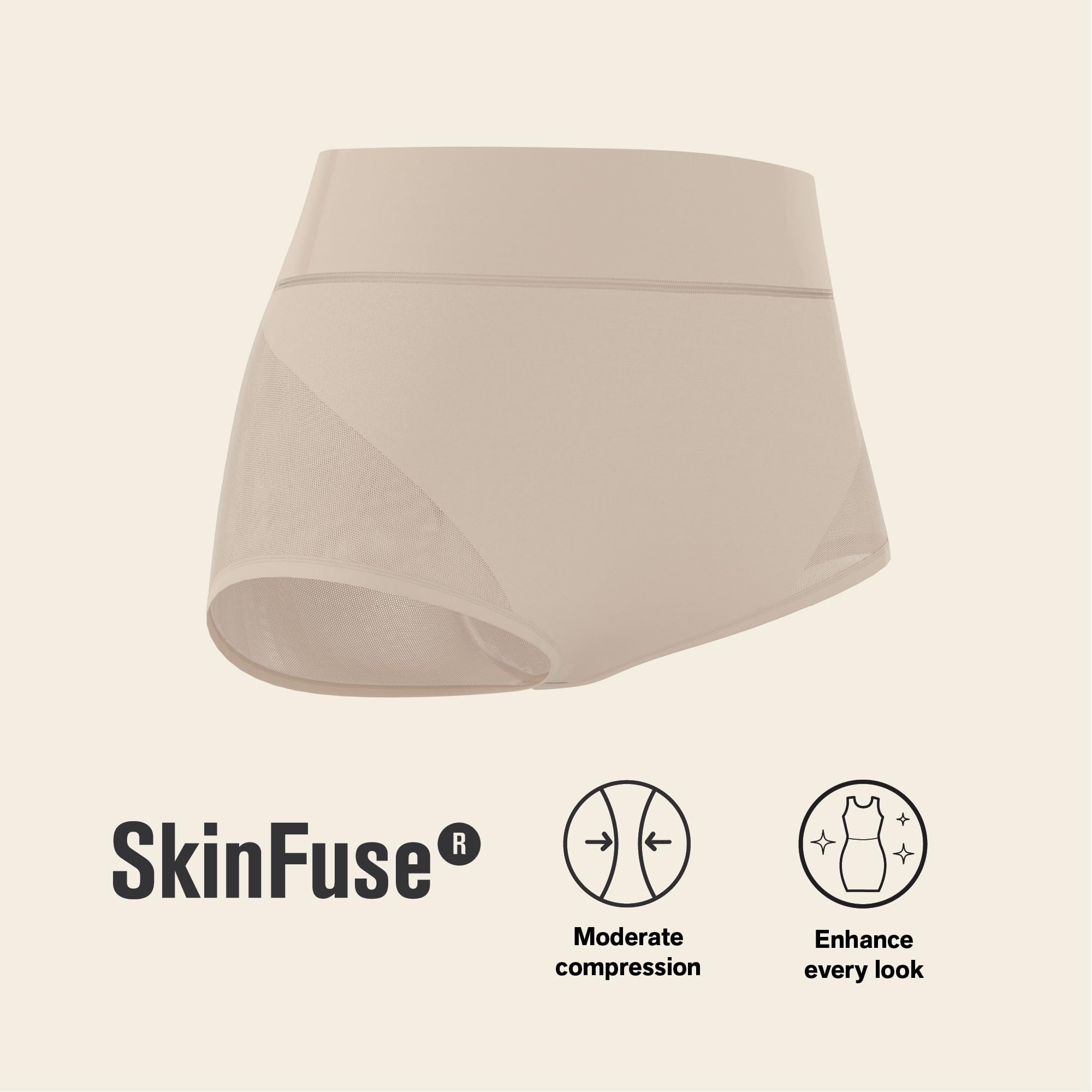 Leonisa SmartShape Thong Slimming High Waisted Compression Panties - Tummy Control Underwear for Women - Image 4